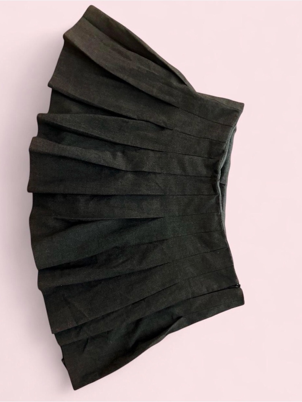 Zara Black Pleated Mini Skirt